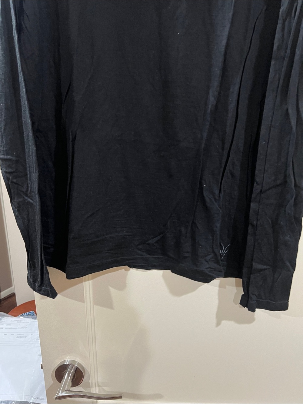 ibex Men's Black Long Sleeve Performance Tee